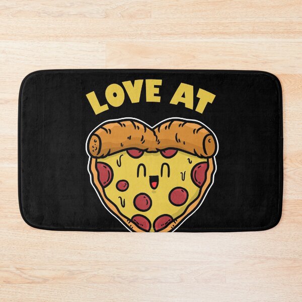 Item preview, Love at first sight for pizza I love pizza designed and sold by ChrisFeil.