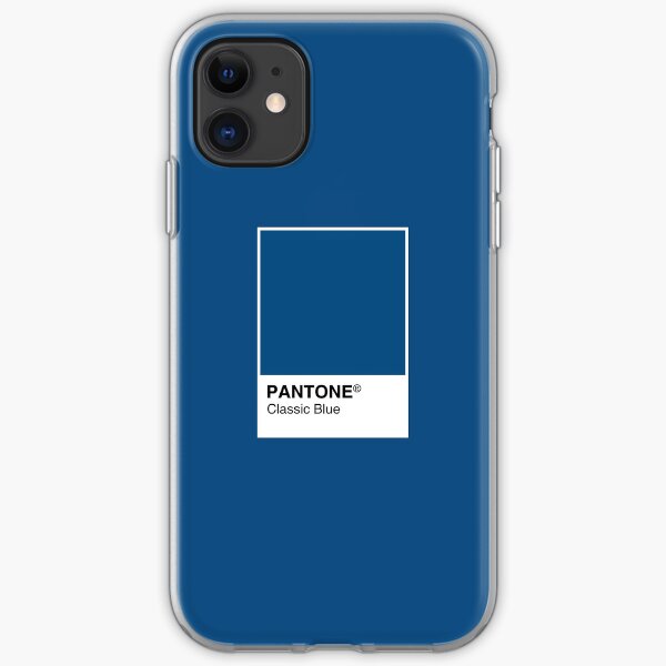 Pantone Classic Blue Color of the year 2020 iPhone Soft Case