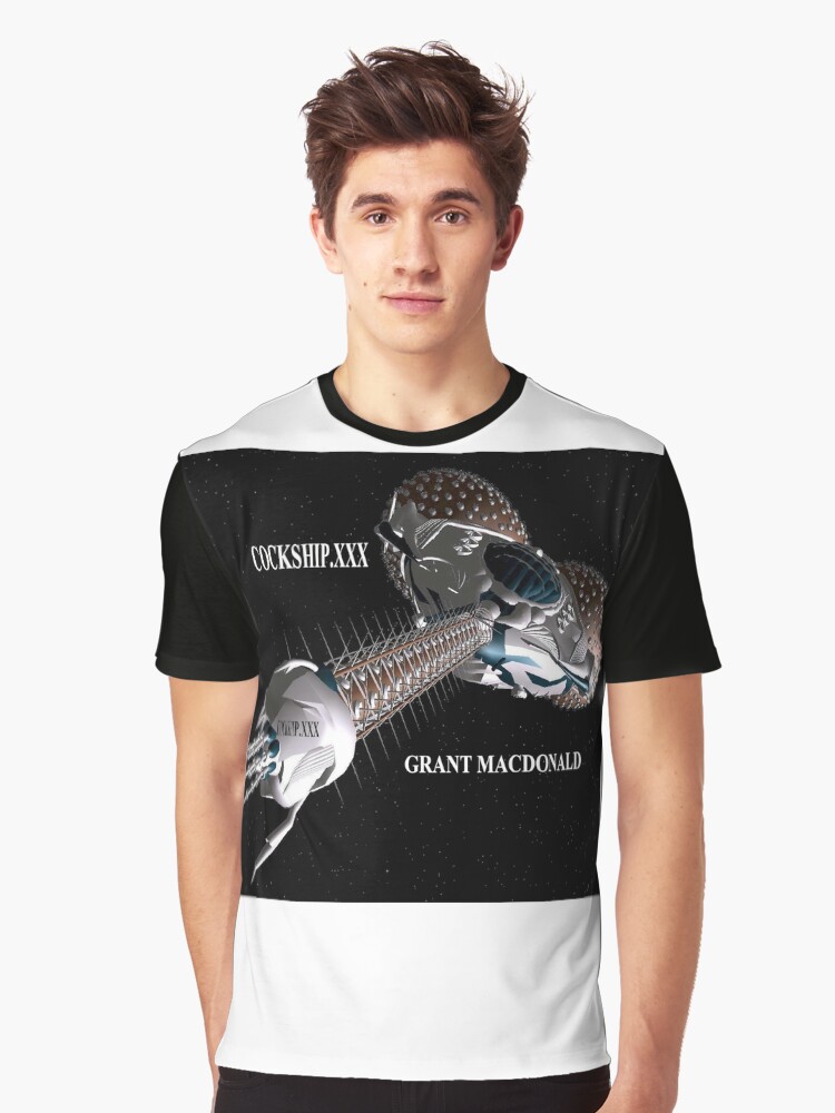 Thumbnail 1 of 5, Graphic T-Shirt, COCKSHIP.XXX designed and sold by grantmacdonald.