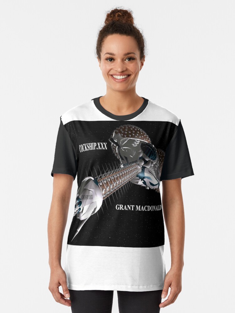 Thumbnail 2 of 5, Graphic T-Shirt, COCKSHIP.XXX designed and sold by grantmacdonald.