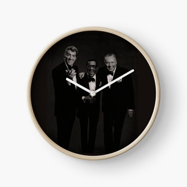 Rare Picture of Frank Sinatra Dean Martin Sammy Davis Jr - Rat Pack Clock