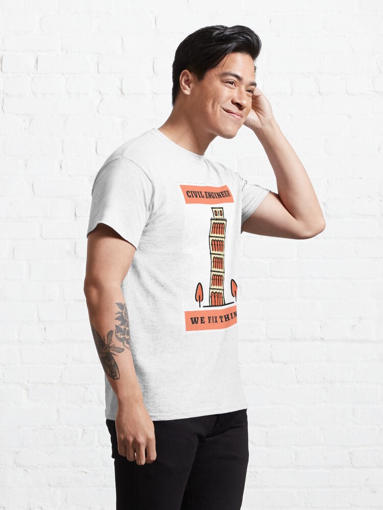 Alternate view of Awesome Civil Engineers Classic T-Shirt