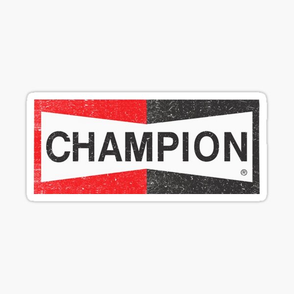 Champion king of sweatshirts sticker best sale