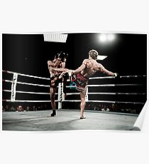 Póster Una danza de guerreros