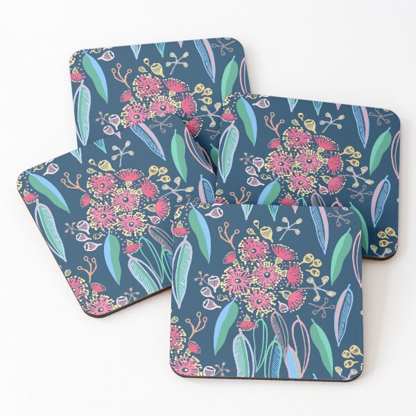 Item preview, Gum Flowers on Blue designed and sold by illaberekdesign.