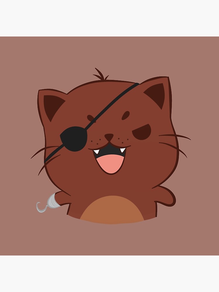 Impression Rigide Foxy Le Chat Pirate Fnaf Par Pikachoo Redbubble