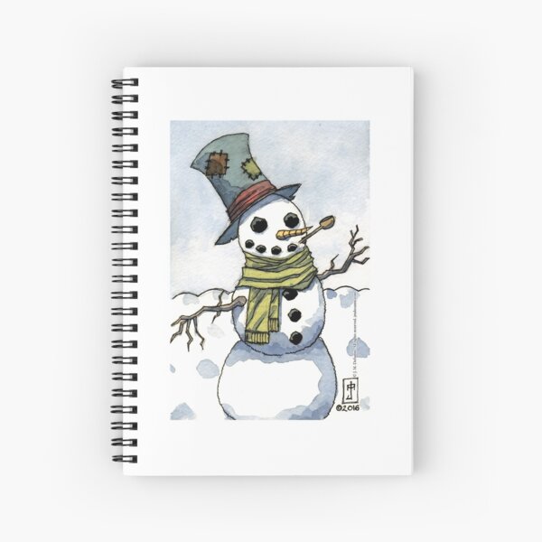 Snowman Spiral Notebook