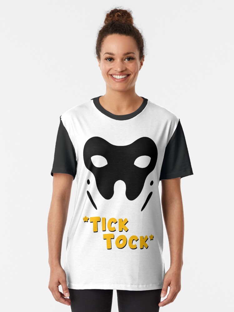 Alternate view of Rorschach Tick Tock Graphic T-Shirt