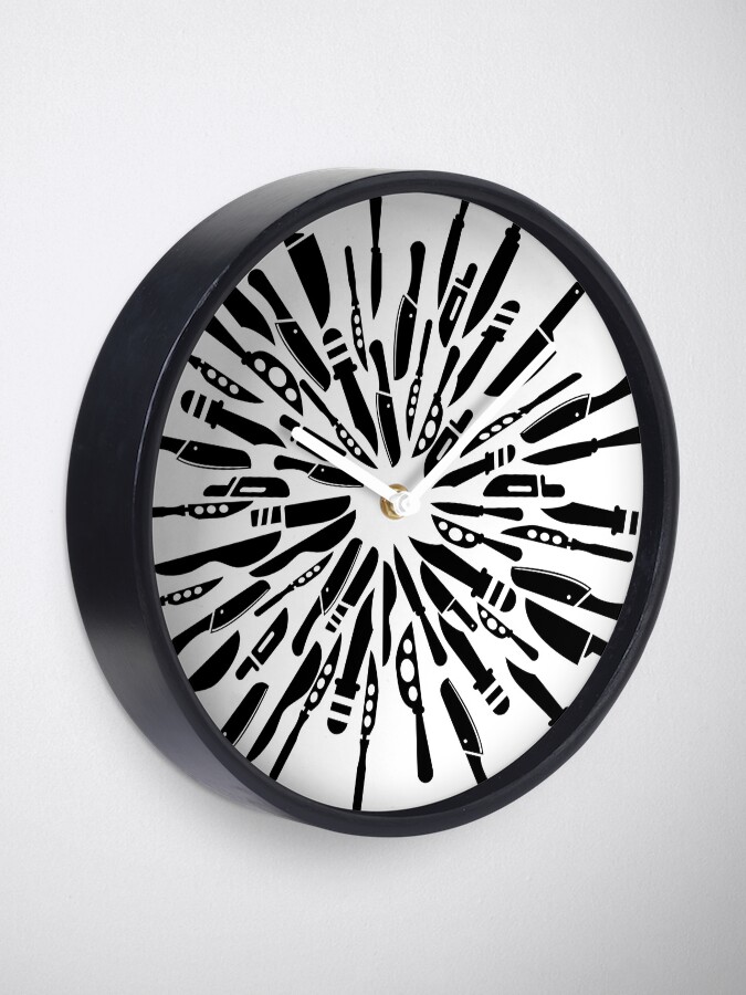 Alternate view of Knife Art, Knives Out Clock