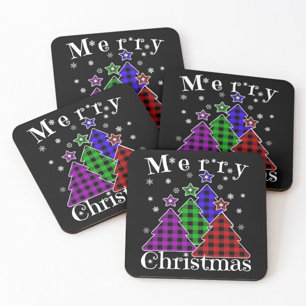 Item preview, Merry Christmas Tree Ornaments - Christmas Tree Holiday Plaid designed and sold by MagicBoutique.