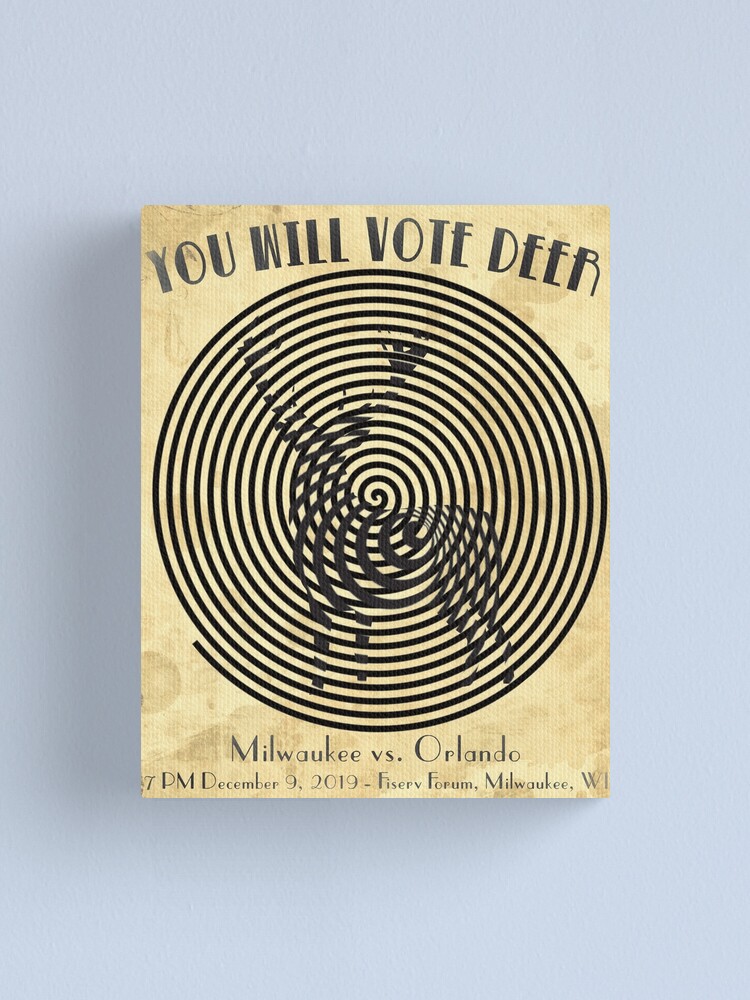 Alternate view of You Will Vote Deer Canvas Print