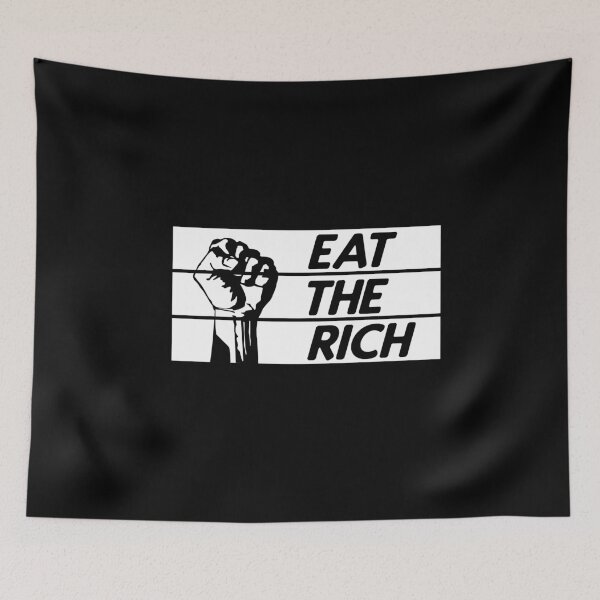 Item preview, Eat the Rich Socialist Revolution Fist Anti-Capitalist   designed and sold by GRAPHICxBOMB.