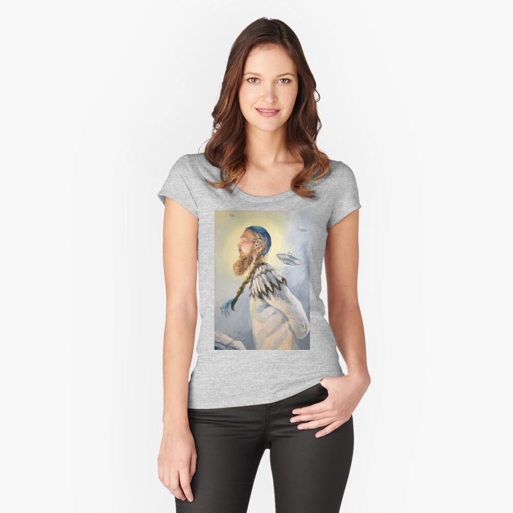 Item preview, Fitted Scoop T-Shirt designed and sold by BlueStarseed.