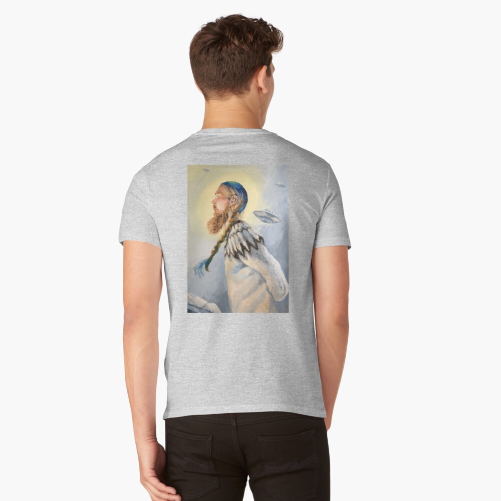 Item preview, V-Neck T-Shirt designed and sold by BlueStarseed.