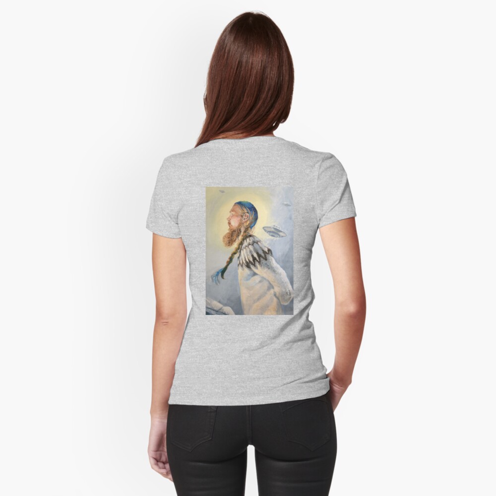 Item preview, Fitted T-Shirt designed and sold by BlueStarseed.