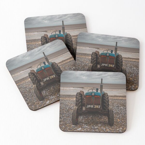 Item preview, Vintage tractor on the beach designed and sold by alistairbeavis.