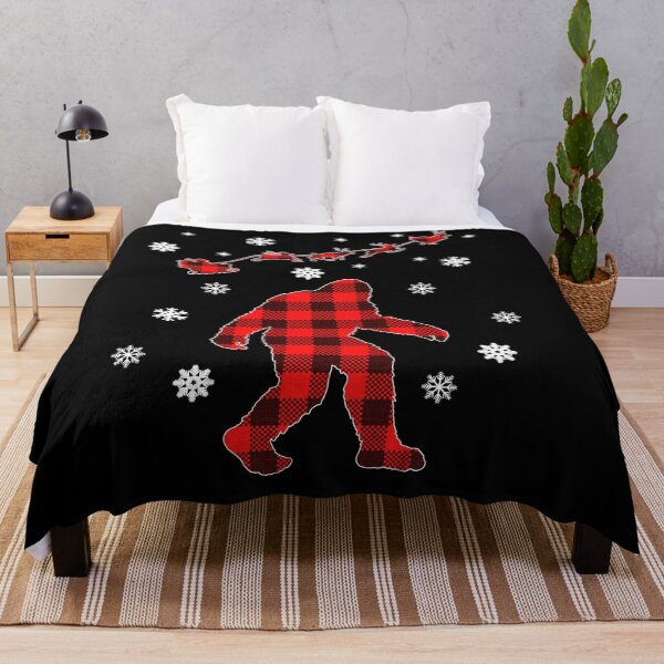 Item preview, Bigfoot Christmas Tee Plaid Santa Claus Merry Xmas Gifts designed and sold by MagicBoutique.