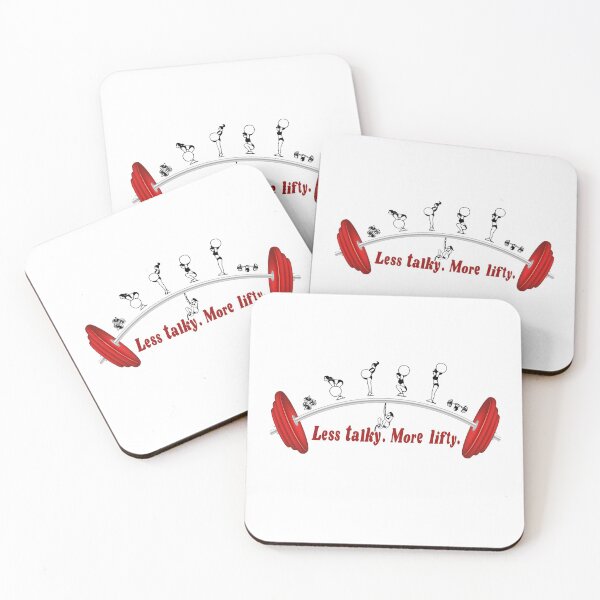 Item preview, Less TALKY more LIFTY - sport design for fitness designed and sold by SiRaGeckoDesign.