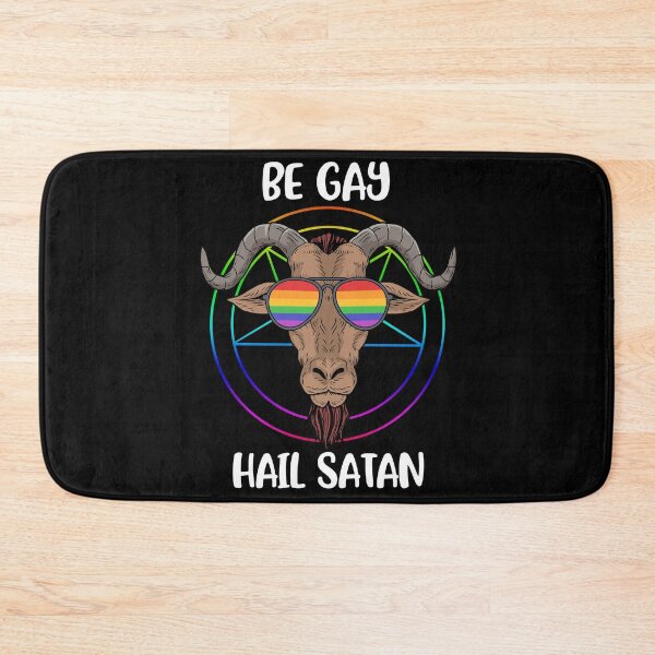 Item preview, Satanism LGBT Satan Gay Pride Homosexual Gift Baphomet designed and sold by DSWShirts.
