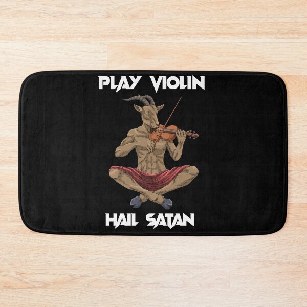 Item preview, Satanism Violin Viola Hail Satan Gifts Baphomet Violinist designed and sold by DSWShirts.