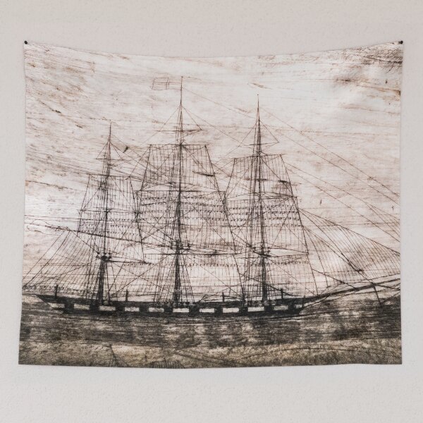 Artikelvorschau, Scrimshaw-Wal-Panbone-Schiff entworfen und verkauft von srgreen.