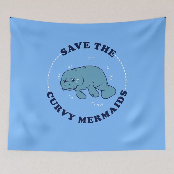 Item preview, Save The Curvy Mermaids designed and sold by Yipptee Shirts.