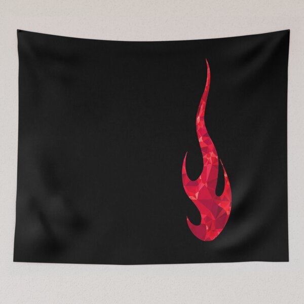 Item preview, Flame of red polygons designed and sold by AndreasSteinweg.