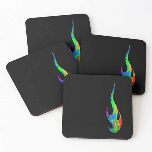 Item preview, Flame of colorful polygons designed and sold by AndreasSteinweg.