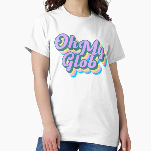 Item preview, Oh my Glob  Lumpy Space Princess Adventure Time Typography Fan Art designed and sold by GRAPHICxBOMB.