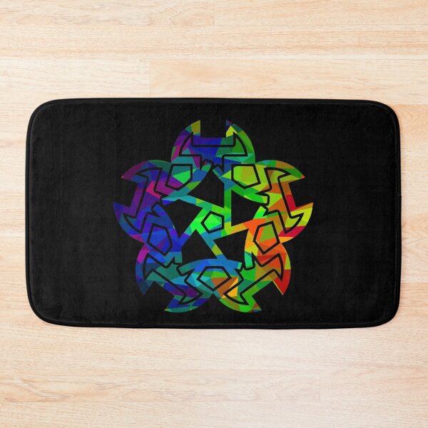Item preview, Celtic ornament made of colorful polygons designed and sold by AndreasSteinweg.