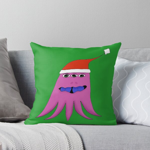 Item preview, Christmas 3 Eye Alien Octopus  designed and sold by Tara Barnaba.
