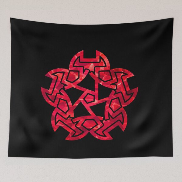 Item preview, Celtic ornament made of red polygons designed and sold by AndreasSteinweg.