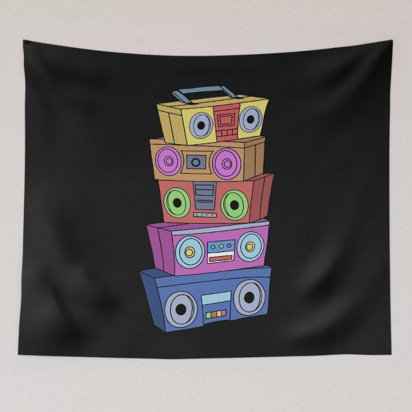 Item preview, 90s Hip Hop Gifts Women Men Ghettoblaster Classic Hip Hop designed and sold by DSWShirts.
