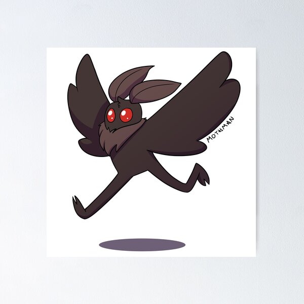 Item preview, Cartoony Mothman Cryptid designed and sold by tonyghost.