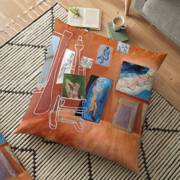 The Brown Studio Floor Pillow