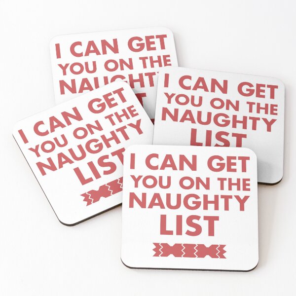 Item preview, I Can Get You On The Naughty List Christmas Design designed and sold by CoolYule.