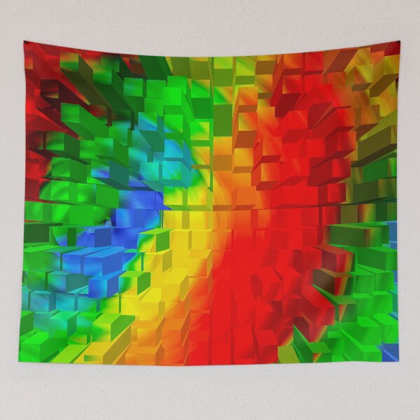 Item preview, Extruded Spectrum Rainbow Candy Digital Art designed and sold by srgreen.