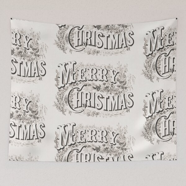 Item preview, Merry Christmas large text designed and sold by Vintage Designs +.