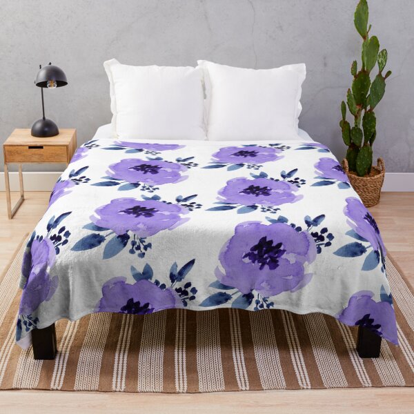 Item preview, Purple Floral Watercolor designed and sold by oppositedge.