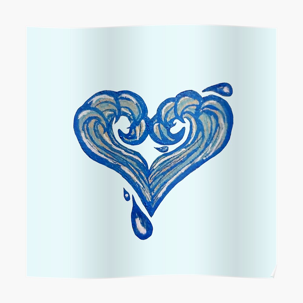 Heart Wave Sticker By Sexiilikeacow Redbubble