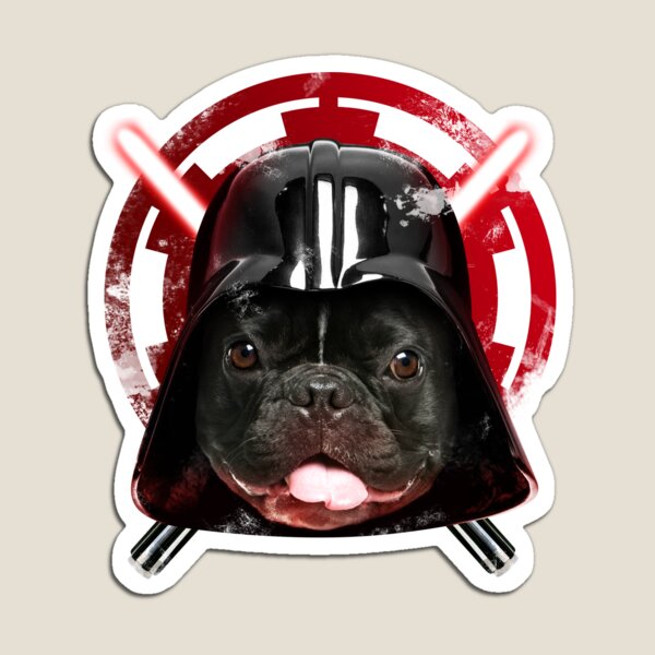 Vista previa del artículo con la obra «Darth Frenchie», diseñado y vendido por Alan Mafalda.