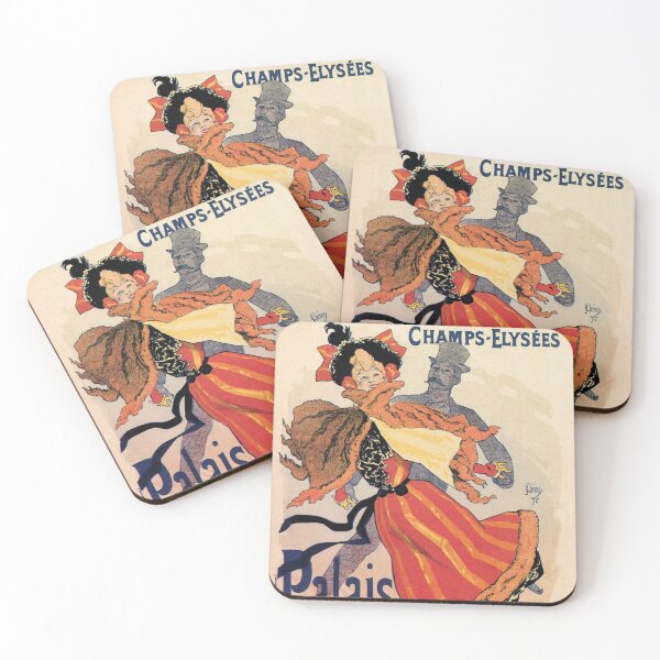 Item preview, Vintage Paris Ice Palace de Glace, Ice skating Jules Cheret designed and sold by aapshop.