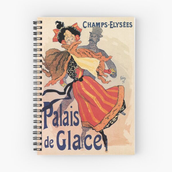 Item preview, Vintage Paris Ice Palace de Glace, Ice skating Jules Cheret designed and sold by aapshop.