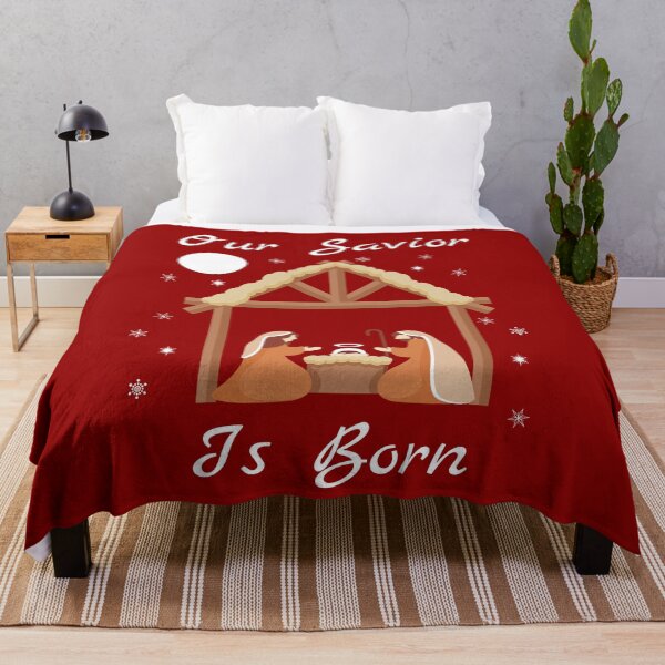 Item preview, Our Sevior Is Born Christ Christmas Funny Jesus Christian Gift designed and sold by MagicBoutique.