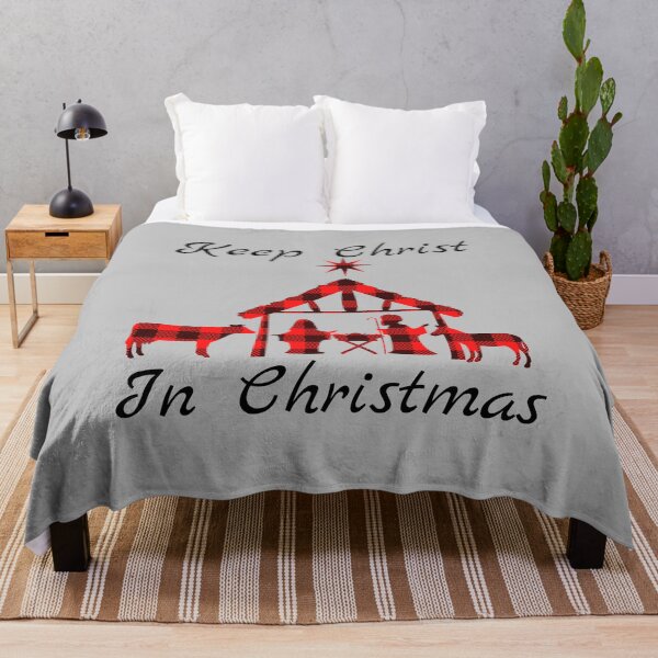 Item preview,  Keep Christ In Christmas Funny Jesus Christian Gift Red Bufalo Plaid designed and sold by MagicBoutique.