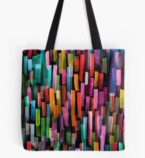 Multicolored watercolor stripes pattern Tote Bag