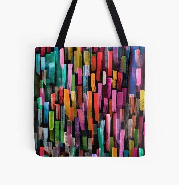 Item preview, Multicolored watercolor stripes pattern designed and sold by ninoladesign.
