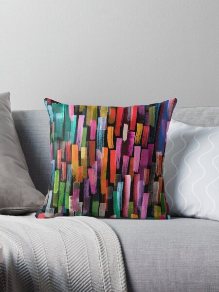 Item preview, Multicolored watercolor stripes pattern designed and sold by ninoladesign.