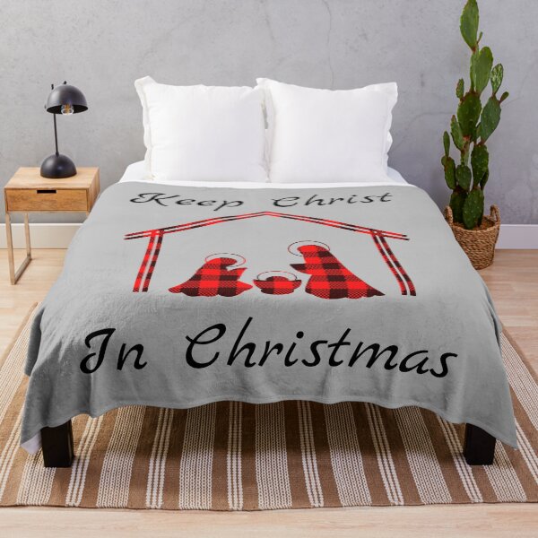 Item preview,  Keep Christ In Christmas Funny Jesus Christian Gift Red Bufalo Plaid designed and sold by MagicBoutique.