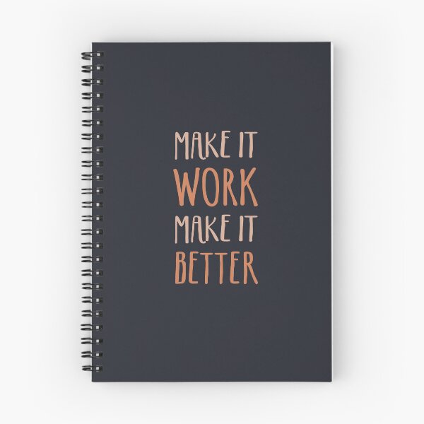 Item preview, Make it work, make it  better letterning designed and sold by TheaDesign.